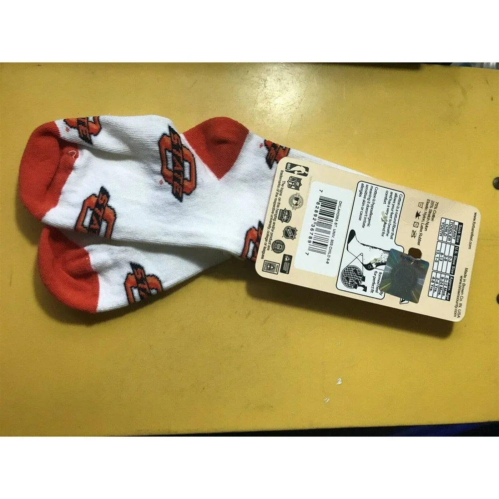 OSU Oklahoma State Cowboys Socks – Child Size (Ages 2-4)